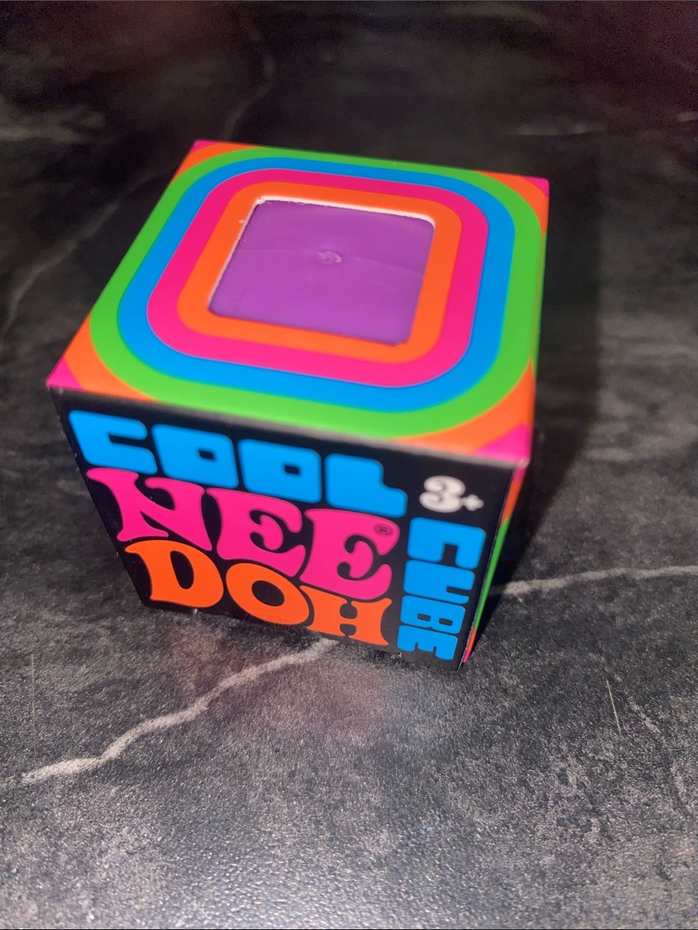 NeeDoh Cool Cube Teenie, Purple